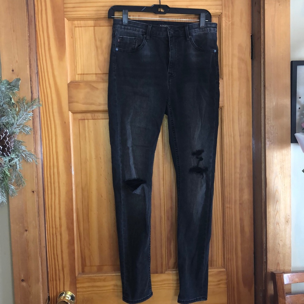 Super skinny high rise jeans